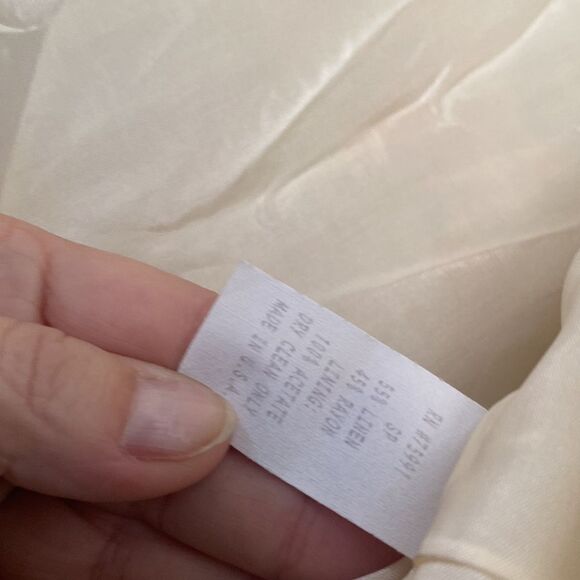 207) Painted Pony Women’s Sz L Floral Linen Jacket* - Picture 5 of 6